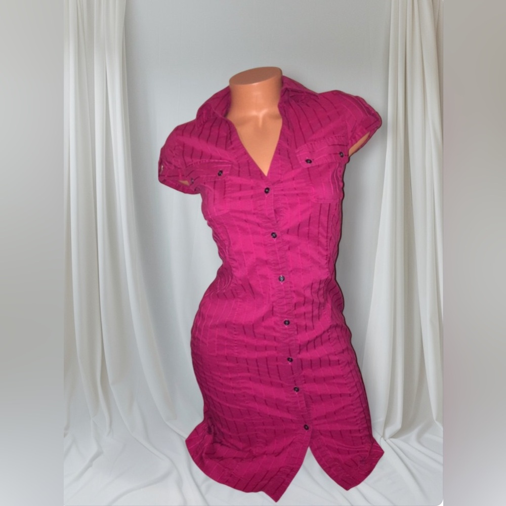 Express Button Down Dress